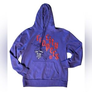 Overtime Men’s Purple “City Reapers” Hoodie, Size Medium